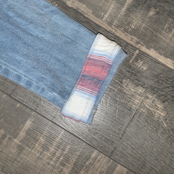 Women’s small plaid/denim jacket - Picture 4 of 4